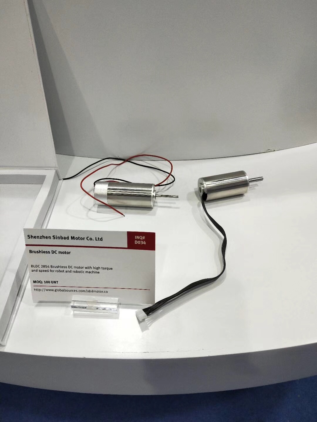 Sinbad Coreless DC Motor And BLDC Motor Is Shown At AisaWorld-Expo,Hong Kong!